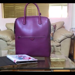 Ladies convertible backpack, rich purple, new